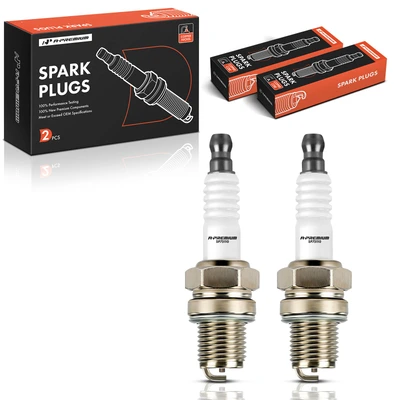 2 Pcs Nickel Spark Plugs
