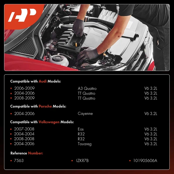 6 Pcs Iridium & Platinum Spark Plugs for VW Touareg Eos Audi A3 TT Quattro