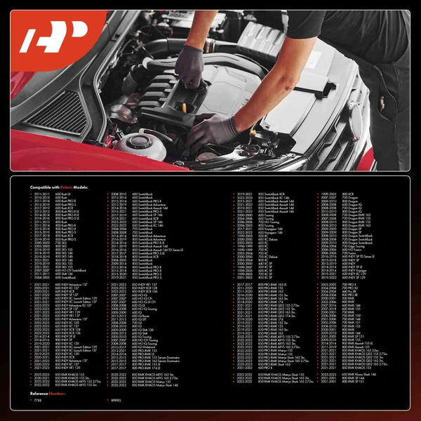 10 Pcs Nickel Spark Plugs for Polaris Rush 600 800 SKS SwitchBack 800 Touring 600