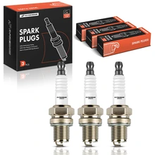 3 Pcs Nickel Spark Plugs for 1987-1992 Yamaha YSR50