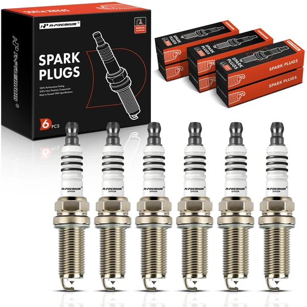 6 Pcs Double Iridium Spark Plugs for 2009-2020 Nissan 370Z