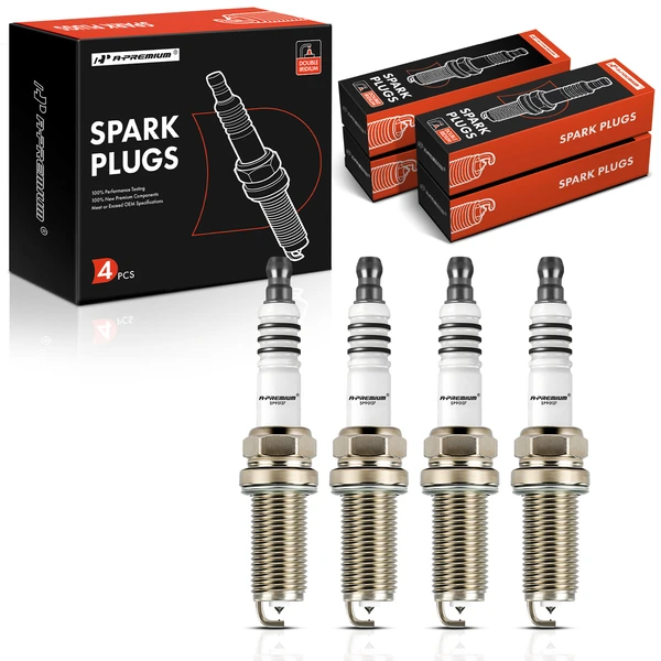 4 Pcs Double Iridium Spark Plugs for 2015-2020 Honda Fit