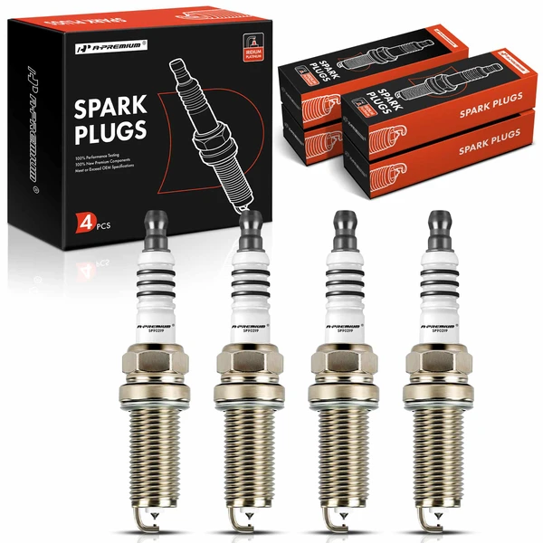 4 Pcs Iridium & Platinum Spark Plugs for 2018-2020 Alfa Romeo Stelvio