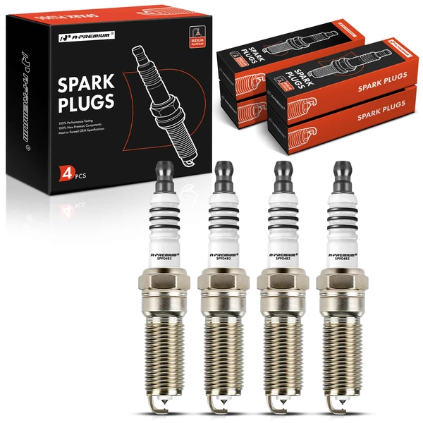 4 Pcs Iridium & Platinum Spark Plugs for 2012-2018 Ford Focus