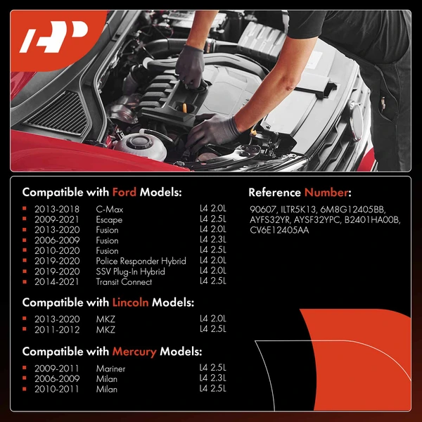 6 Pcs Iridium & Platinum Spark Plugs for Ford Edge Taurus Fusion Flex Lincoln