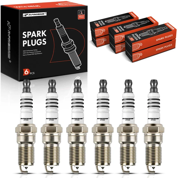 6 Pcs Iridium & Platinum Spark Plugs for 2003-2005 Mazda 6