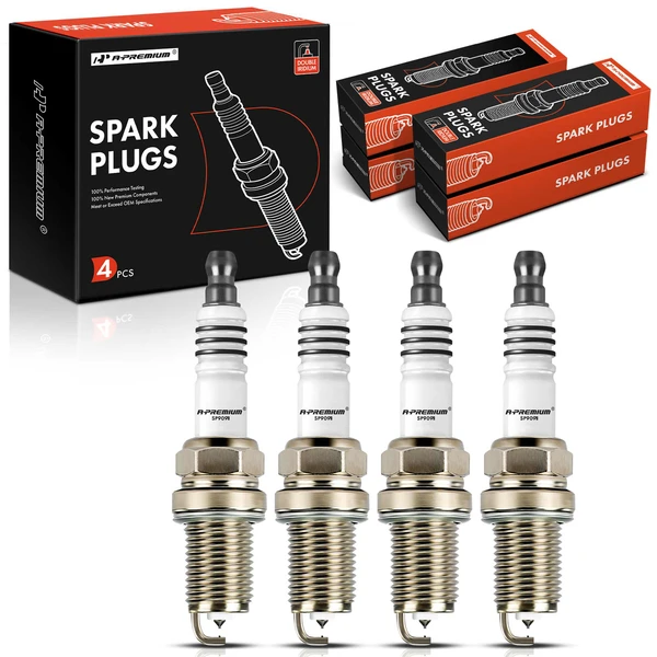 4 Pcs Double Iridium Spark Plugs for 2012-2019 Toyota Prius C