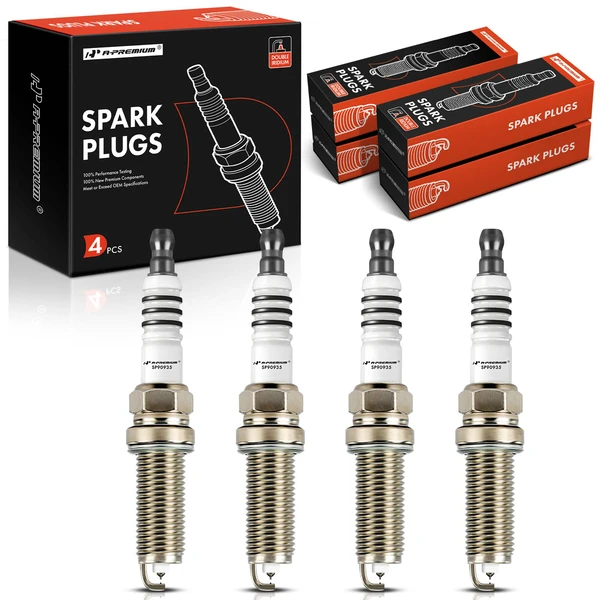 4 Pcs Double Iridium Spark Plugs for Subaru Crosstrek 2016 XV Crosstrek 2014-2015