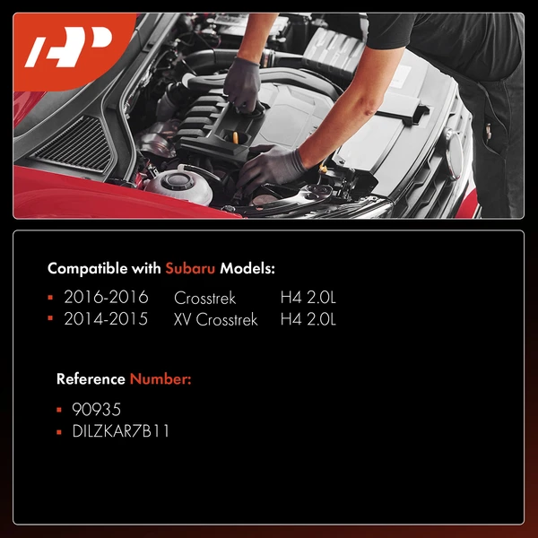 4 Pcs Double Iridium Spark Plugs for Subaru Crosstrek 2016 XV Crosstrek 2014-2015