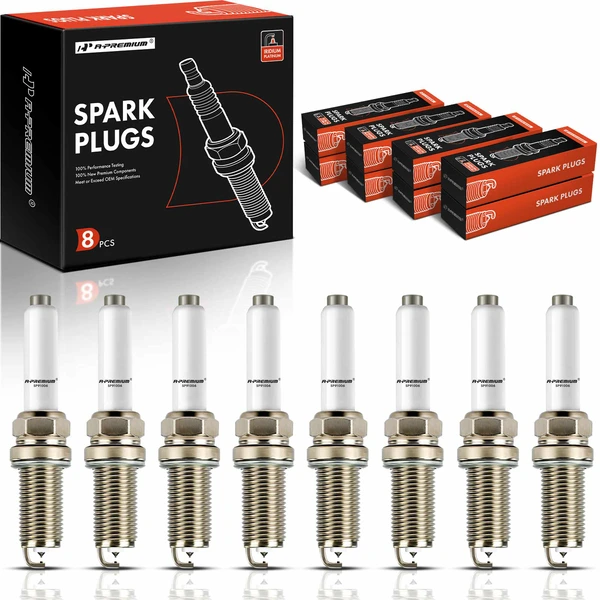 8 Pcs Iridium & Platinum Spark Plugs for Audi A8 Quattro 13-18 RS7 S6 S7 S8 4.0L