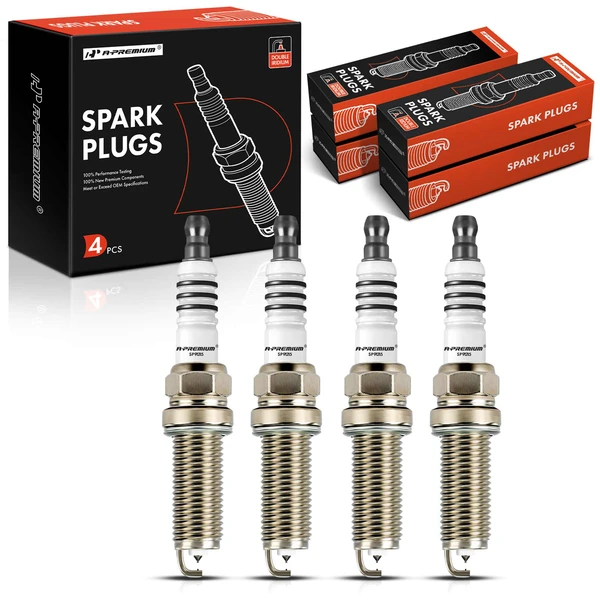 4 Pcs Double Iridium Spark Plugs for 2014-2017 INFINITI QX60