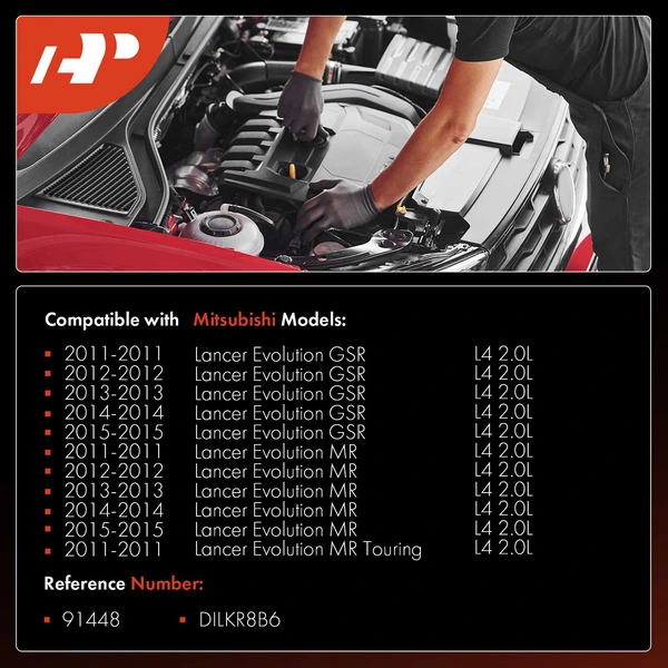 4 Pcs Double Iridium Spark Plugs for Mitsubishi Lancer 2011-2015 L4 2.0L