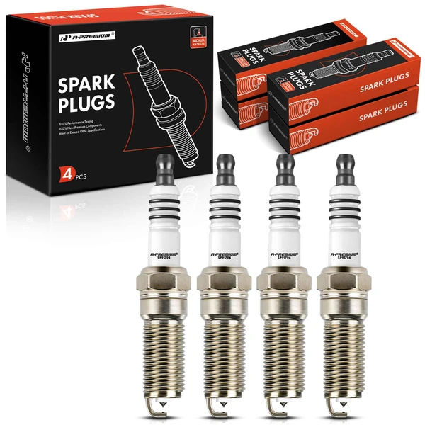 4 Pcs Iridium & Platinum Spark Plugs for 2013-2015 Land Rover LR2