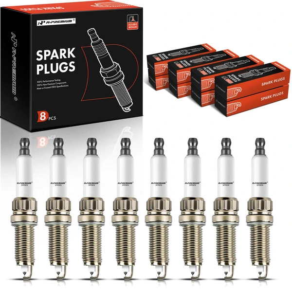 8 Pcs Iridium & Platinum Spark Plugs for 2008-2014 BMW X6
