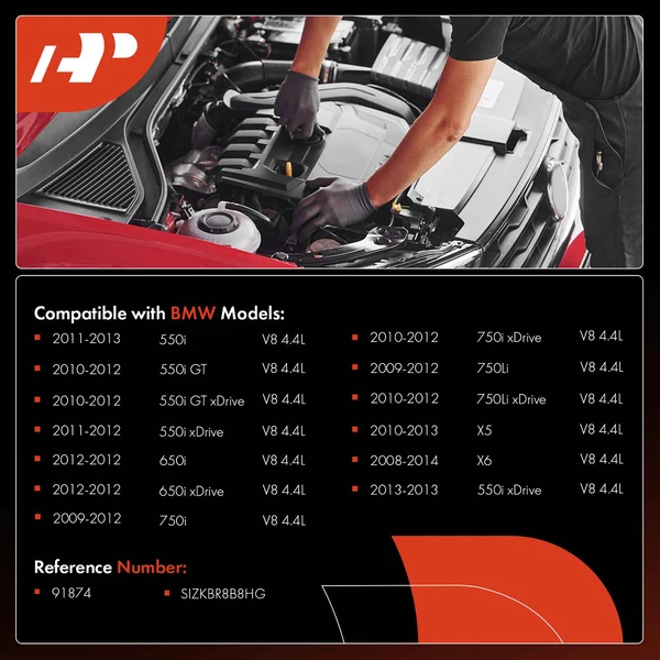 8 Pcs Iridium & Platinum Spark Plugs for BMW F10 550i F12 650i xDrive F01 750i