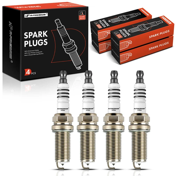 4 Pcs Double Iridium Spark Plugs for 2018-2020 Lexus RC300