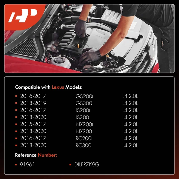 4 Pcs Double Iridium Spark Plugs for Lexus GS300 2018-2019 IS200t NX200t GS200t