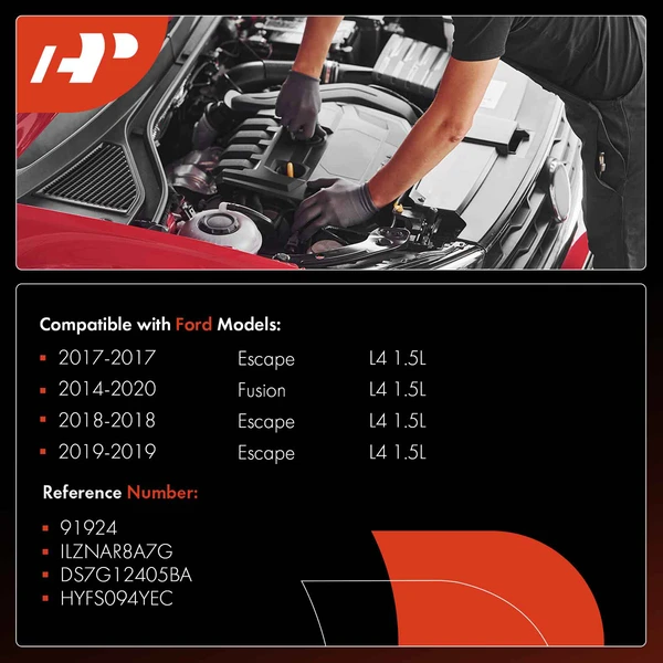 4 Pcs Iridium & Platinum Spark Plugs for Ford Escape 2017-2019 Fusion 2014-2020