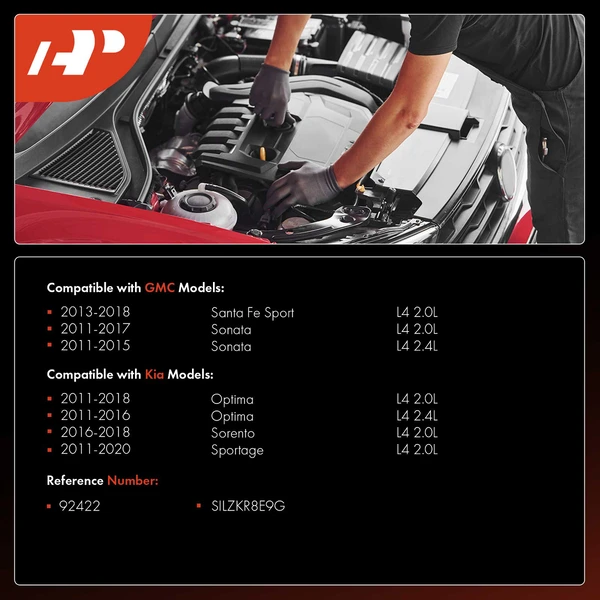 4 Pcs Iridium & Platinum Spark Plugs for Hyundai Sonata Kia Optima Sorento