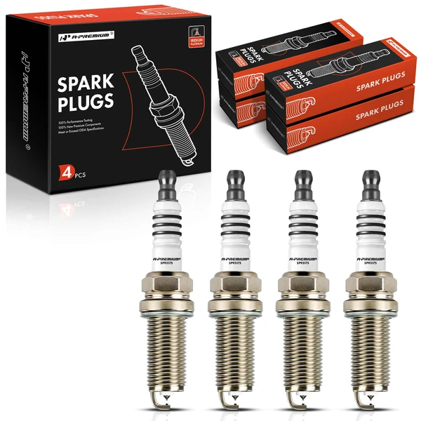 4 Pcs Iridium & Platinum Spark Plugs for 2010-2014 Honda CR-V