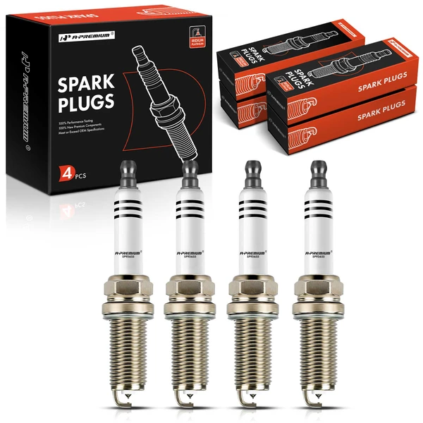 4 Pcs Iridium & Platinum Spark Plugs for 2014-2015 Hyundai Veloster