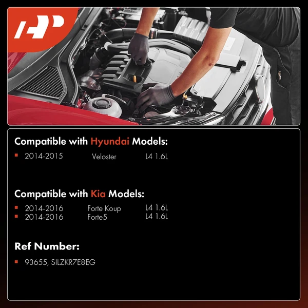 4 Pcs Iridium & Platinum Spark Plugs for Kia Forte5 2014-2016 Forte Koup Hyundai