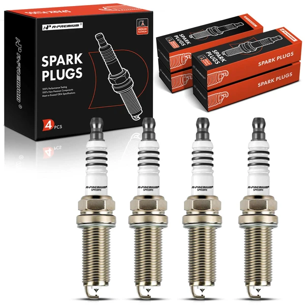 4 Pcs Iridium & Platinum Spark Plugs for 2006-2012 Mitsubishi Eclipse