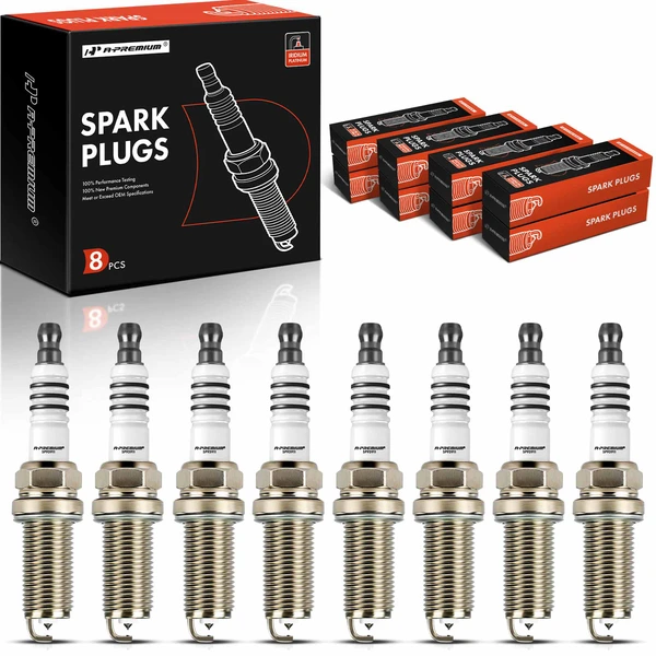 8 Pcs Iridium & Platinum Spark Plugs for 2008-2012 Mercedes-Benz GL550