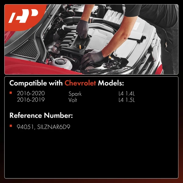 4 Pcs Iridium & Platinum Spark Plugs for Chevrolet Spark 2016-2020 Volt 1.5L 1.4L