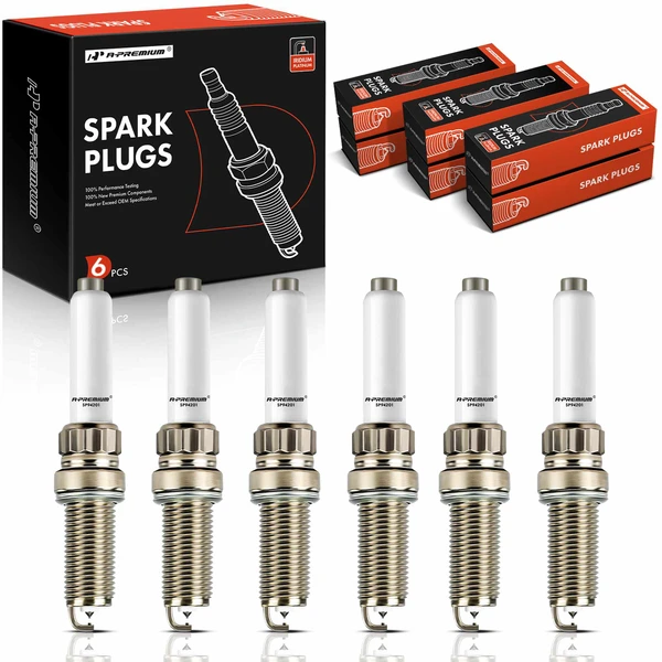 6 Pcs Iridium & Platinum Spark Plugs for 2019 BMW X4