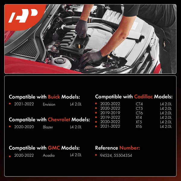 4 Pcs Iridium & Platinum Spark Plugs for Chevy Blazer GMC Cadillac CT4 L4 2.0L