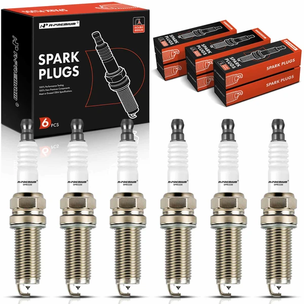 6 Pcs Double Iridium Spark Plugs for 2015-2020 Acura TLX