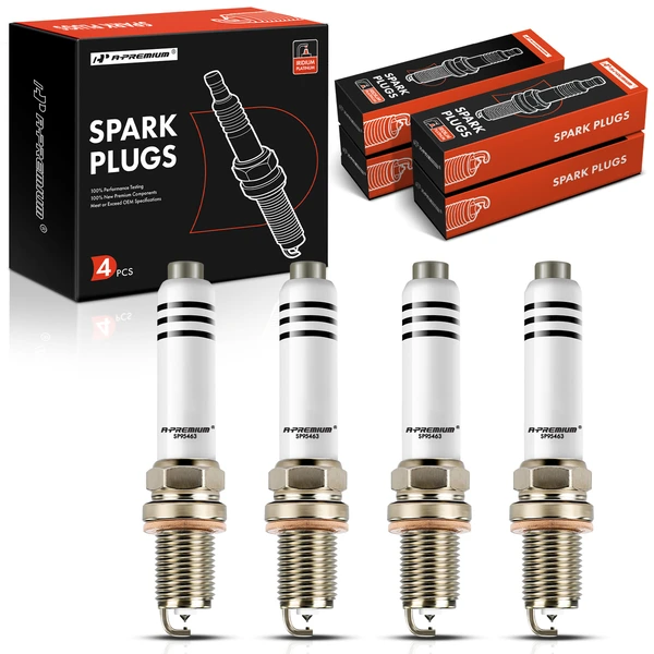 4 Pcs Iridium & Platinum Spark Plugs for 2016-2018 Audi A3 Sportback e-tron