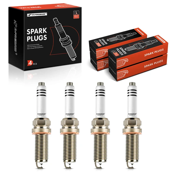 4 Pcs Iridium & Platinum Spark Plugs for 2014-2020 Mercedes-Benz CLA45 AMG