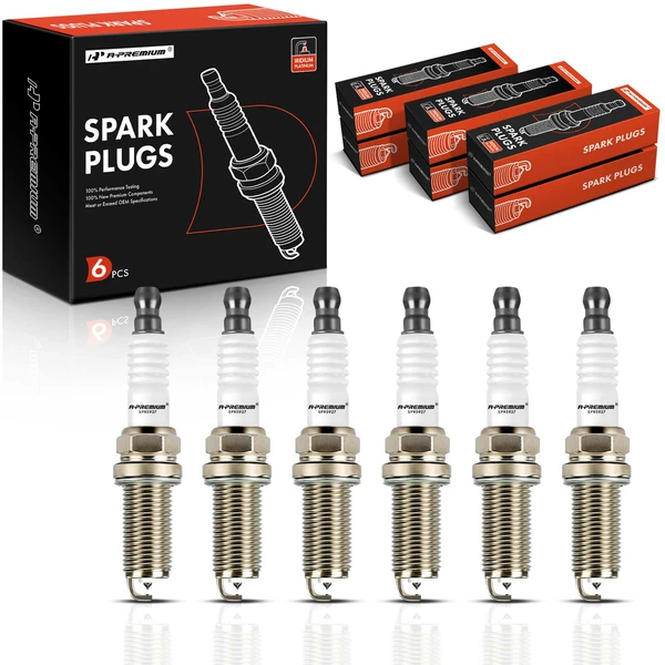 6 Pcs Iridium & Platinum Spark Plugs for 2017-2020 Ford GT