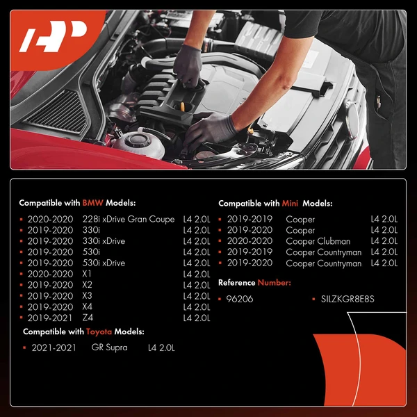 4 Pcs Iridium & Platinum Spark Plugs for BMW X1 X2 X3 X4 330i Mini Cooper Toyota