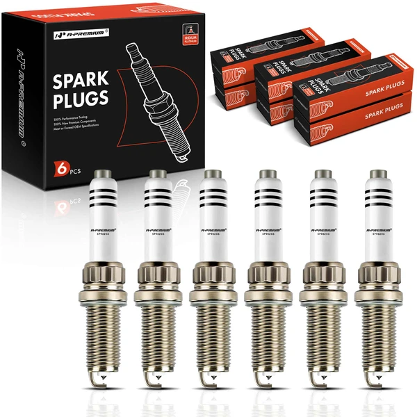 6 Pcs Iridium & Platinum Spark Plugs for 2020-2021 BMW 840i Gran Coupe