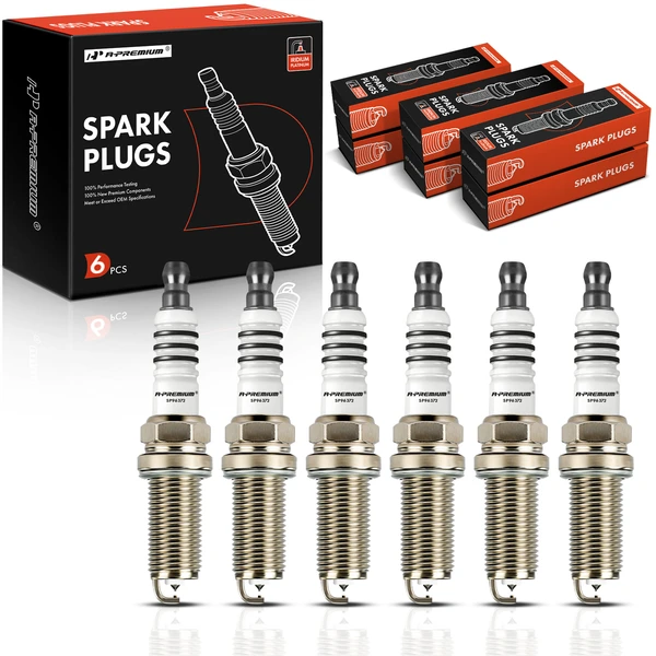 6 Pcs Iridium & Platinum Spark Plugs for 2014-2020 Maserati Ghibli
