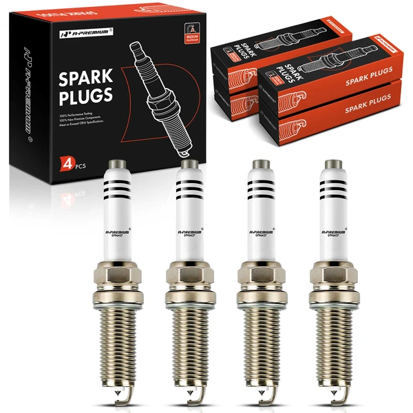 4 Pcs Iridium & Platinum Spark Plugs for 2014-2020 Mercedes-Benz CLA45 AMG