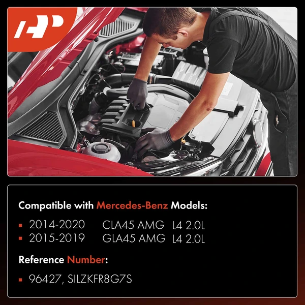 4 Pcs Iridium & Platinum Spark Plugs for Mercedes-Benz CLA45 AMG GLA45 AMG 2.0L