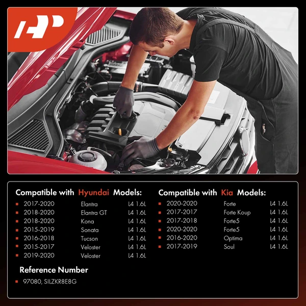 4 Pcs Iridium & Platinum Spark Plugs for Hyundai Elantra Tucson Kia Forte Forte5