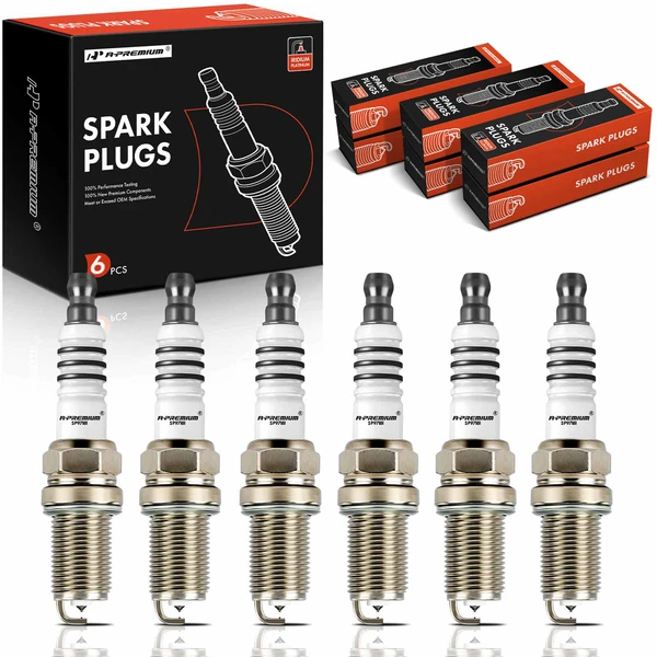 6 Pcs Iridium & Platinum Spark Plugs for 2001-2002 BMW Z3