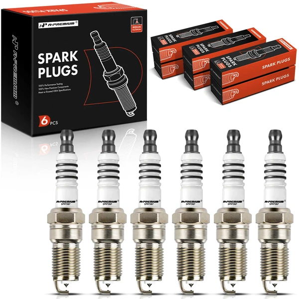 6 Pcs Iridium & Platinum Spark Plugs for 1983 Ford Thunderbird
