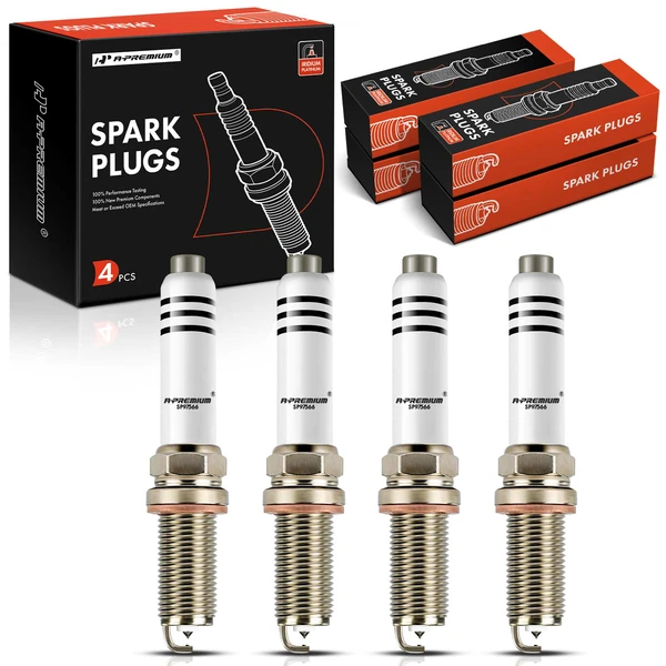 4 Pcs Iridium & Platinum Spark Plugs for 2020-2021 Mercedes-Benz CLA35 AMG