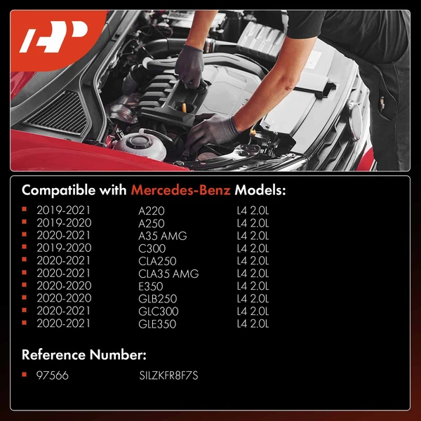 4 Pcs Iridium & Platinum Spark Plugs for Mercedes-Benz A220 A250 CLA250 CLA35 AMG