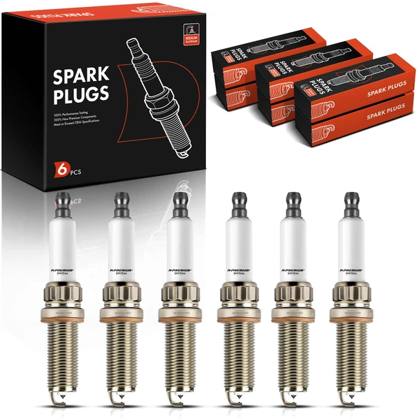 6 Pcs Iridium & Platinum Spark Plugs for 2013 BMW 135is