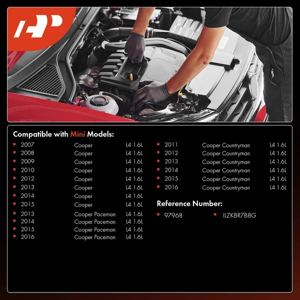 4 Pcs Iridium & Platinum Spark Plugs for Mini Cooper 2007-2015 Cooper Countryman