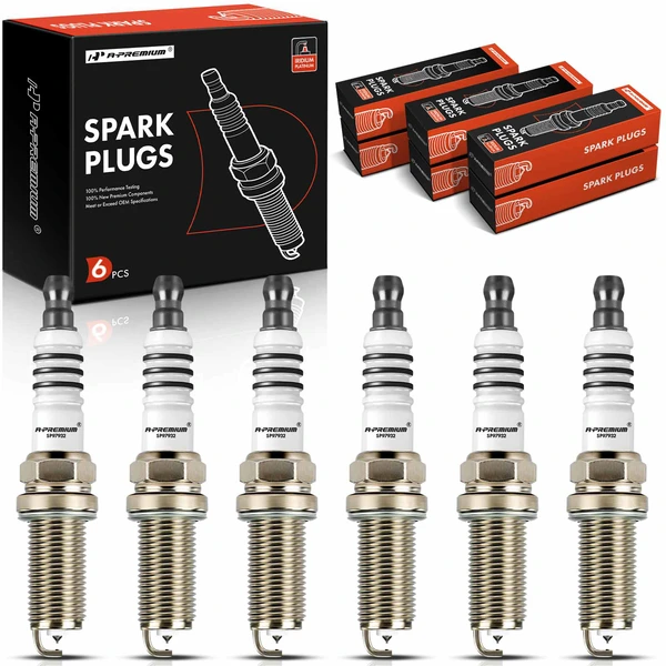 6 Pcs Iridium & Platinum Spark Plugs for 2003 Acura TL