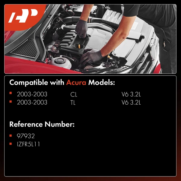 6 Pcs Iridium & Platinum Spark Plugs for Acura CL TL 2003 3.2L Engine Code J32A1