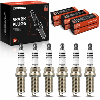 6 Pcs Iridium & Platinum Spark Plugs